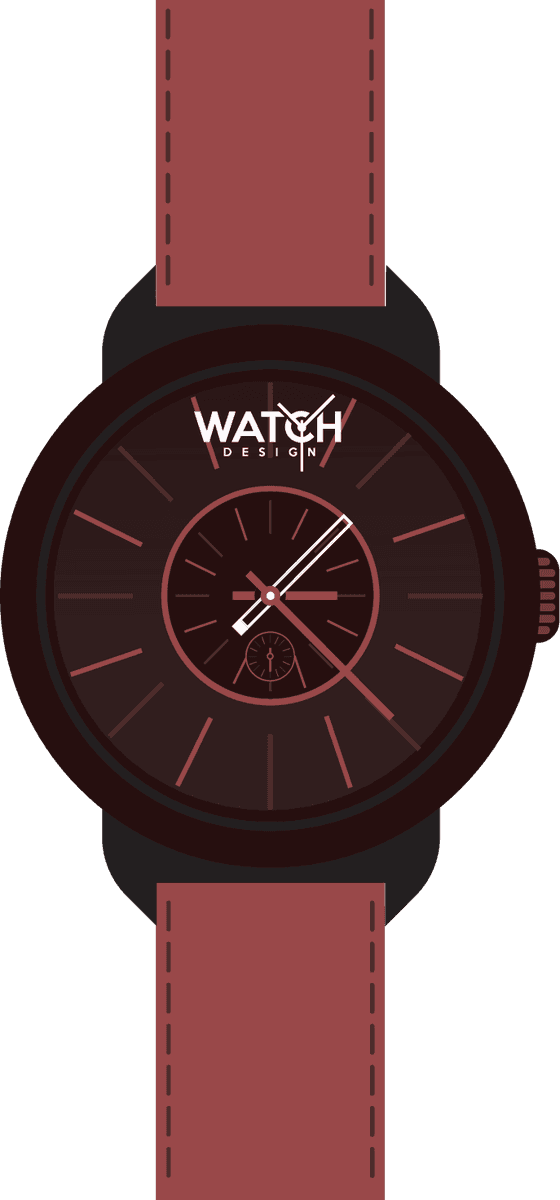 front view of modern watch with sleek aesthetics and sophisticated features for everyday use