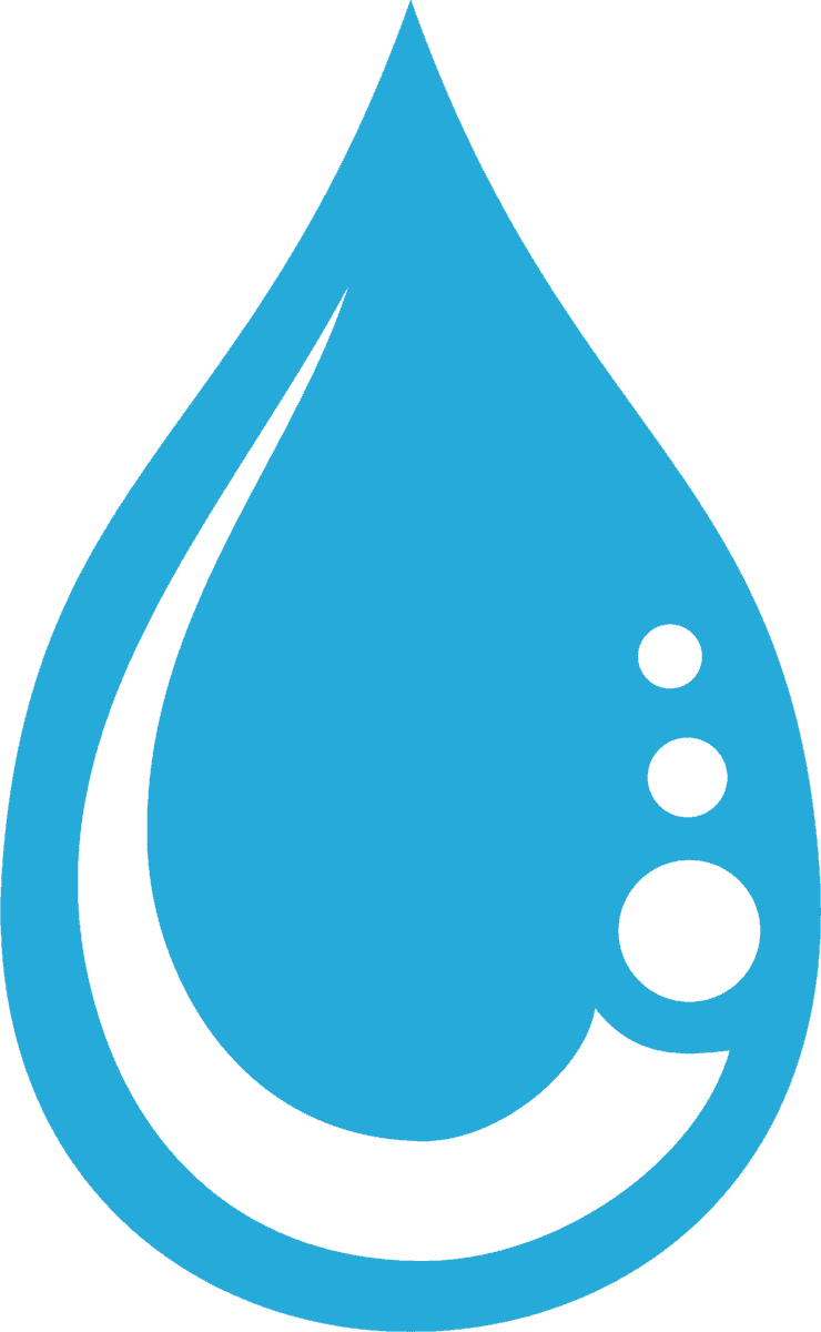 modern blue water drop icons for eco-friendly apps and websites