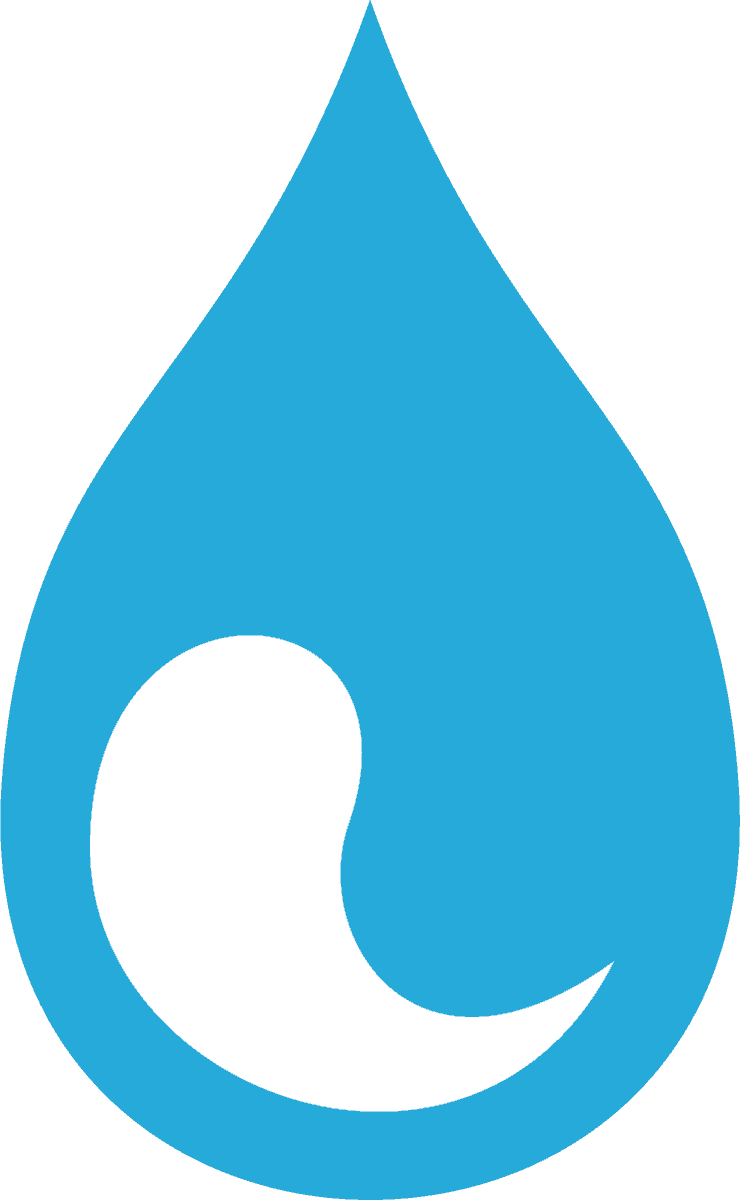 blue water drop icons for clean energy initiatives and environmental branding