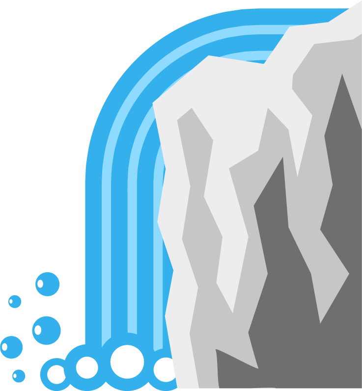 water in difference form illustration bottle,water tap,waterfall,water drop,steam