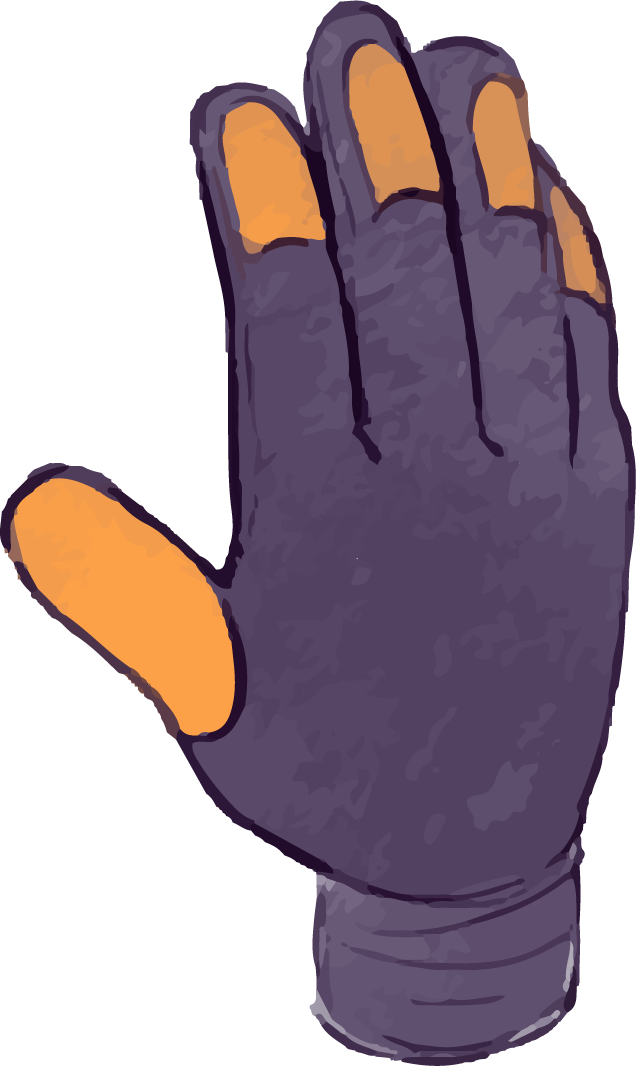 watercolor assortment items skiing gloves for a cozy winter experience