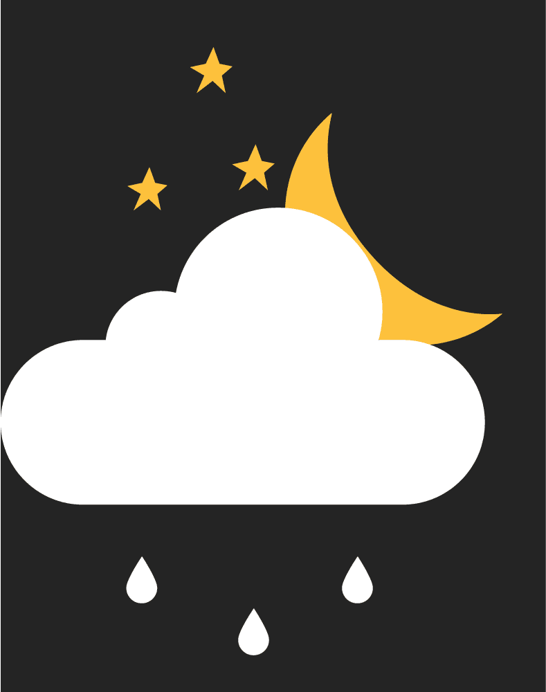 weather forecast elements classical colored flat icons