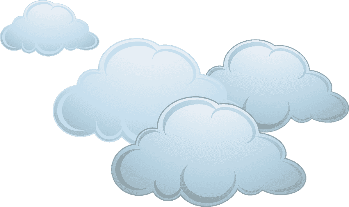 weather icons day forecast featuring bright cheerful clouds for user-friendly apps