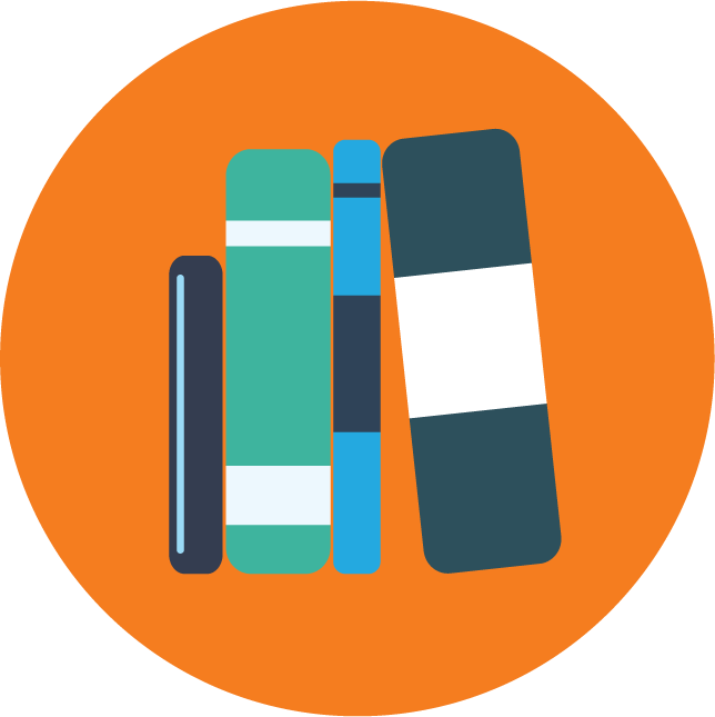 web technology development icons showcasing educational resources for online learning platforms