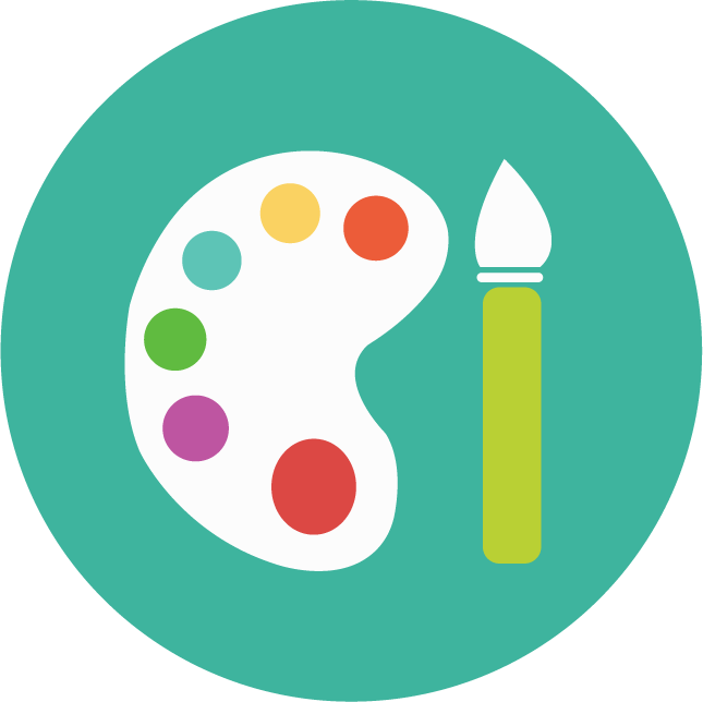 web technology development icons for improving creativity in digital platforms