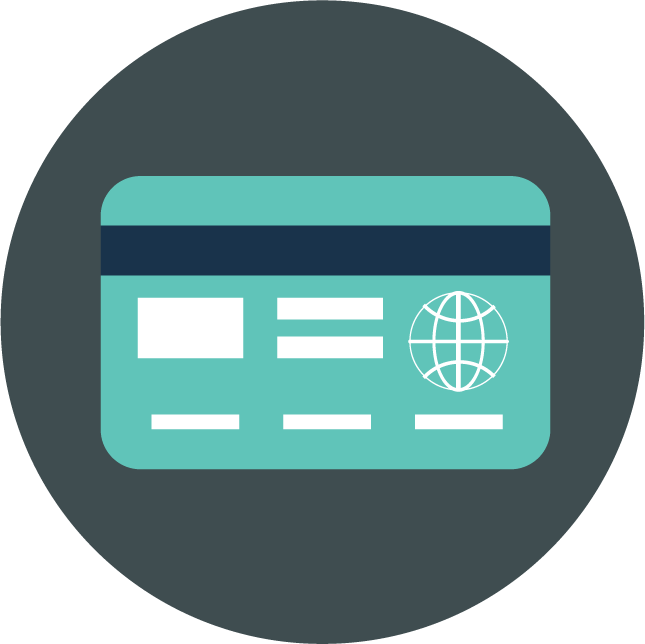 web technology development icons showcasing payment solutions for online transactions and e-commerce