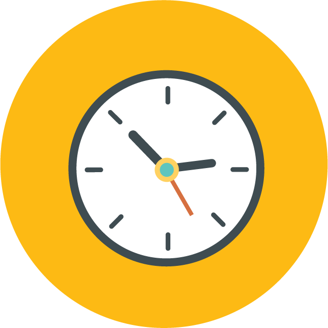 web technology development icons for productivity tracking and time management solutions