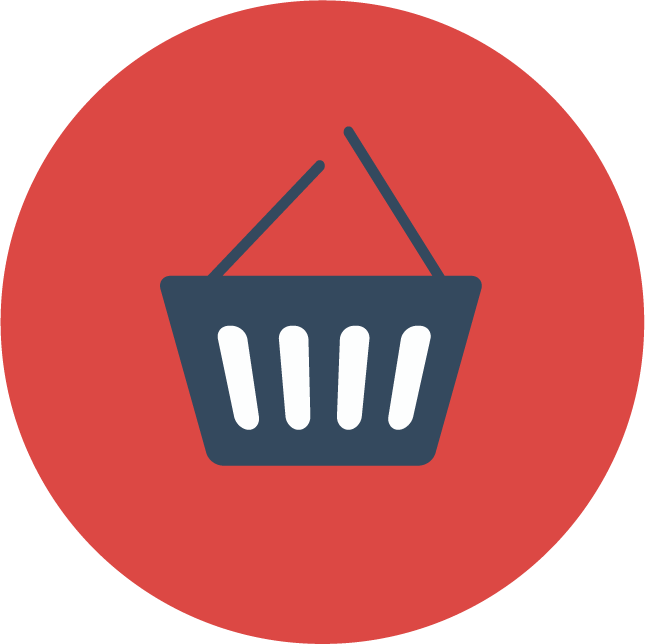 web technology development icons vector for e-commerce and online shopping platforms