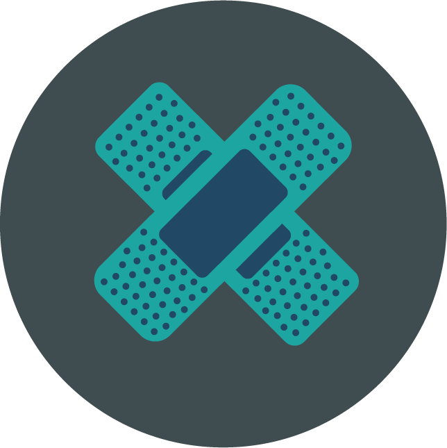 web technology development icons vector for innovative application solutions and healthcare integration