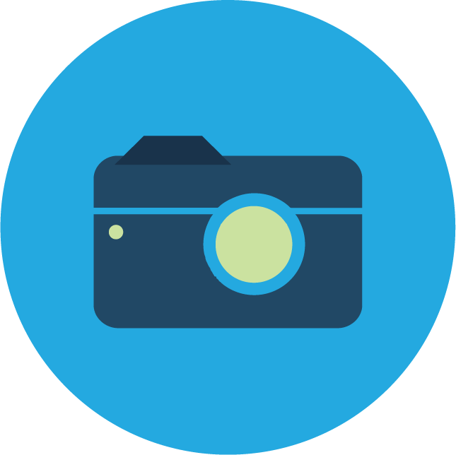 web technology development icons vector for photography and multimedia applications