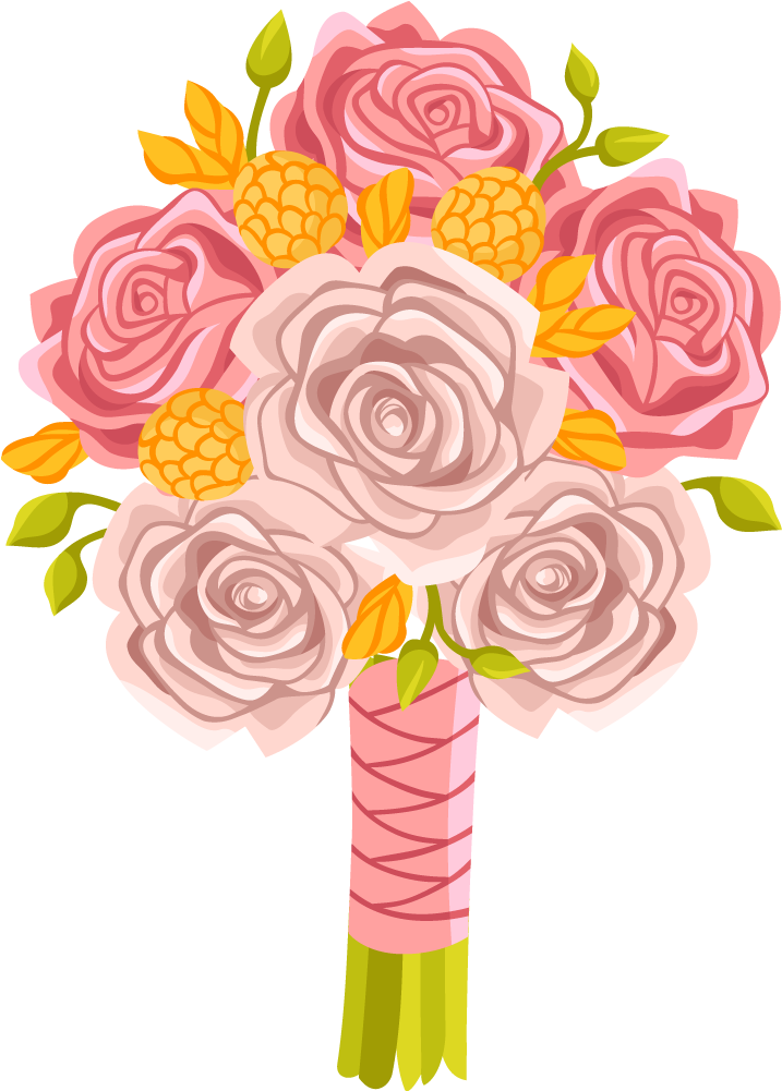 elegant wedding bouquet and wedding flower arrangement for a romantic celebration