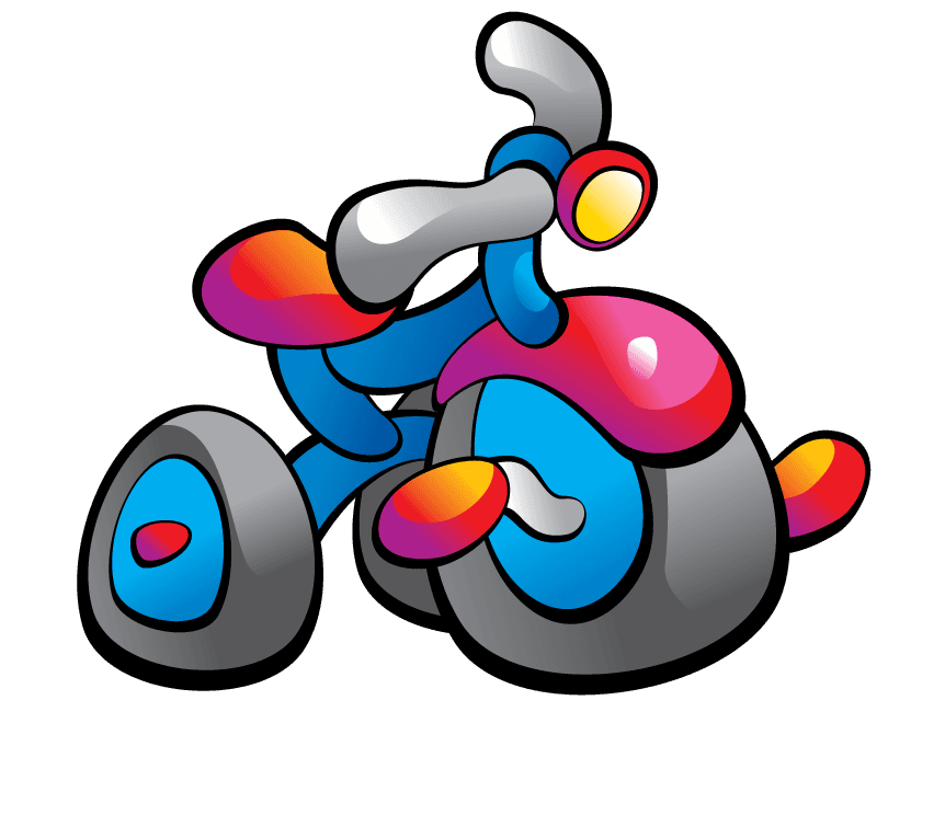 colorful cartoon baby toys for fun and learning with wheel bike design
