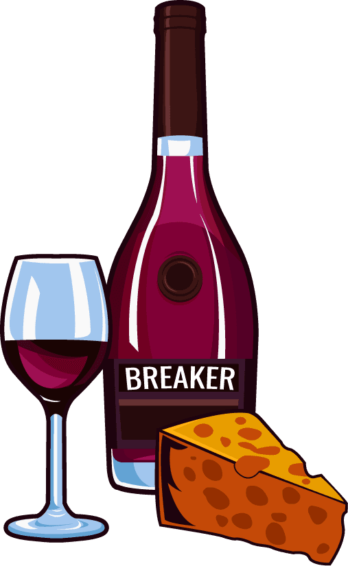 wine bottle menu elements retro barrel grape wine sketch
