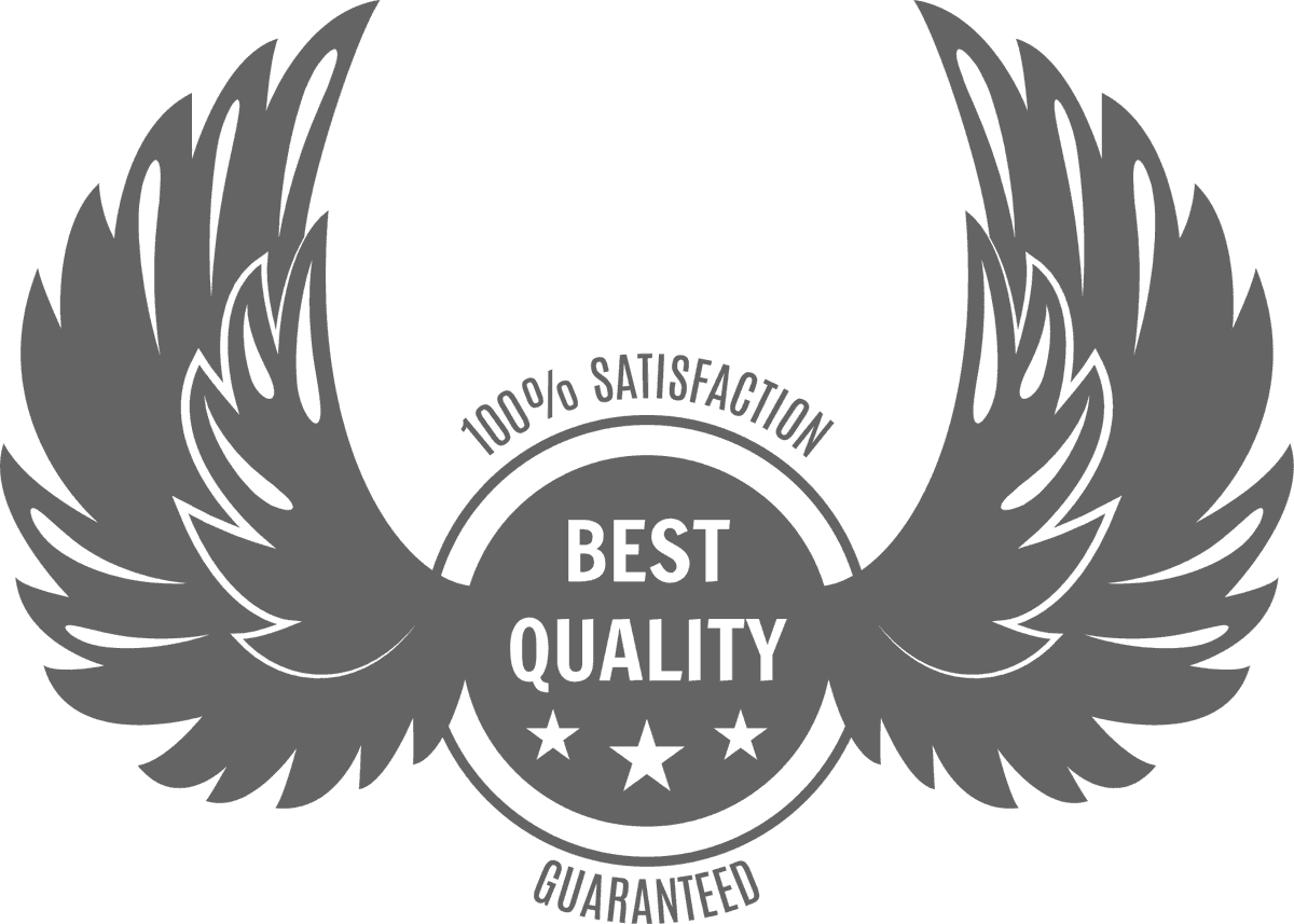 vintage decorative wing emblems label for premium quality assurance in branding