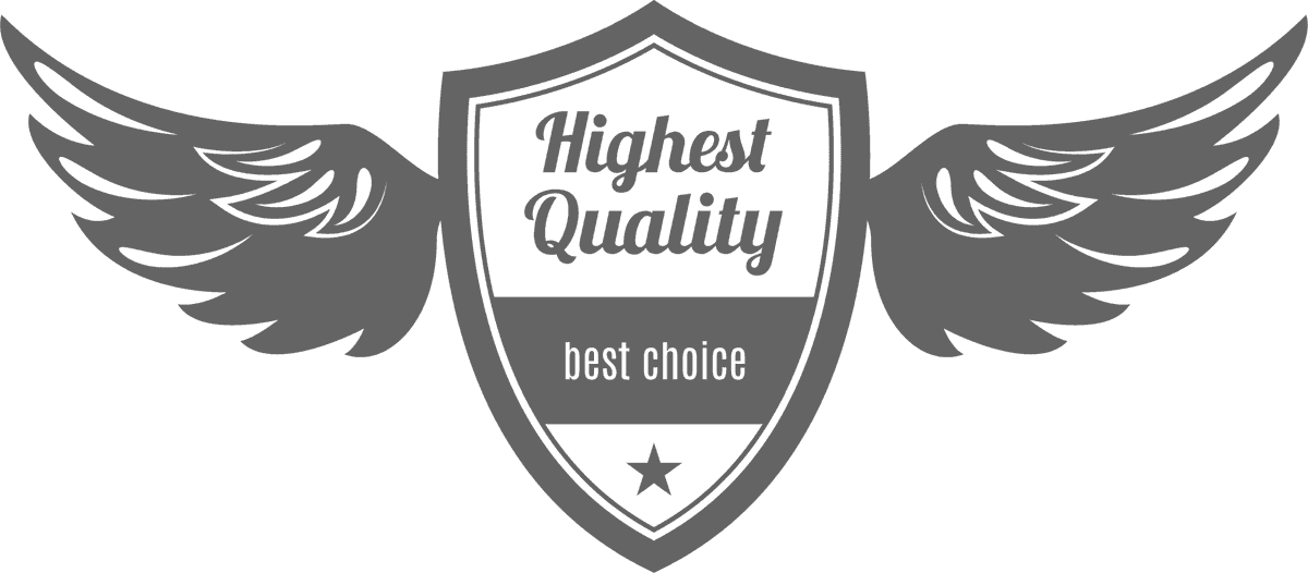 vintage decorative wing emblems label for classic branding and premium quality assurance
