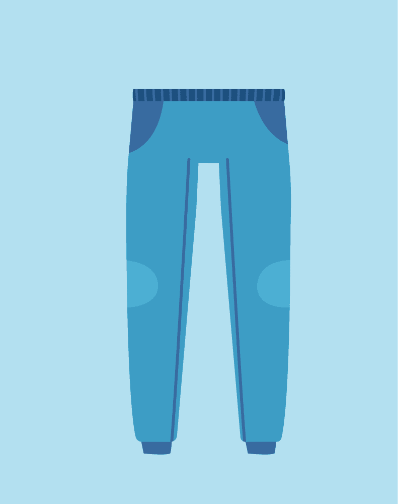 comfortable winter days blue shades joggers for cozy lounging or outdoor activities