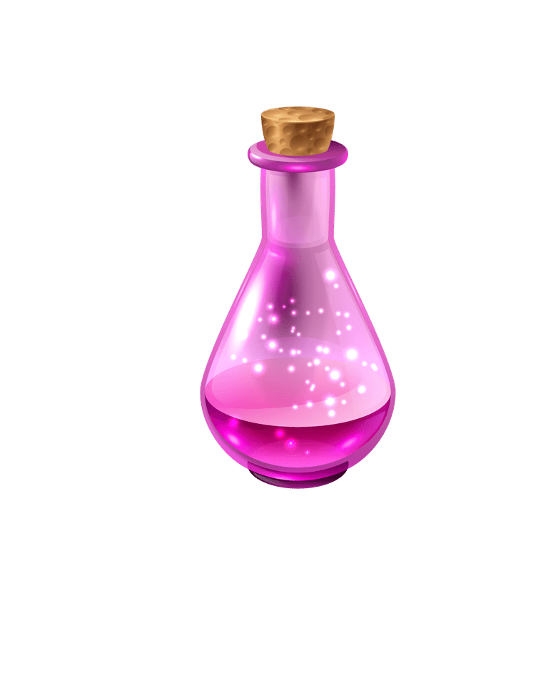 witch potion potion flasks transparent collection