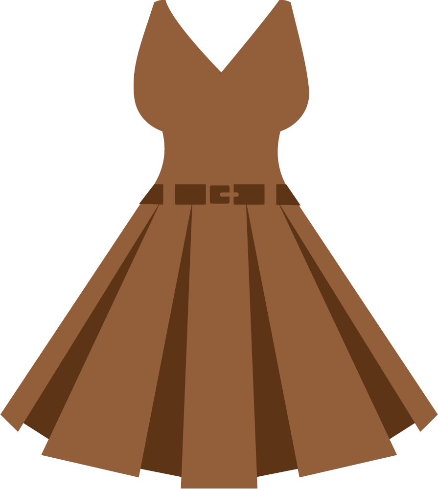 woman fashion accessories icons black brown 