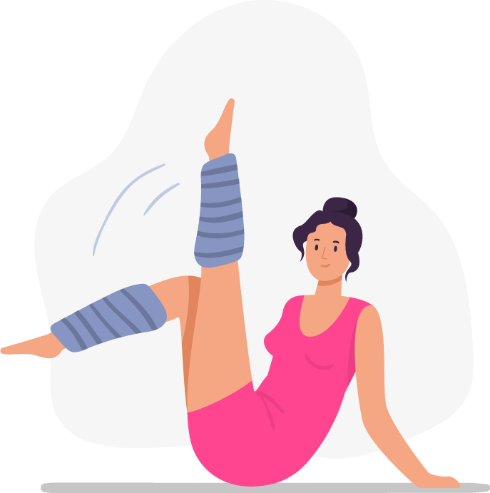 woman sport activities illustration showcasing fitness and wellness for healthy lifestyle choices