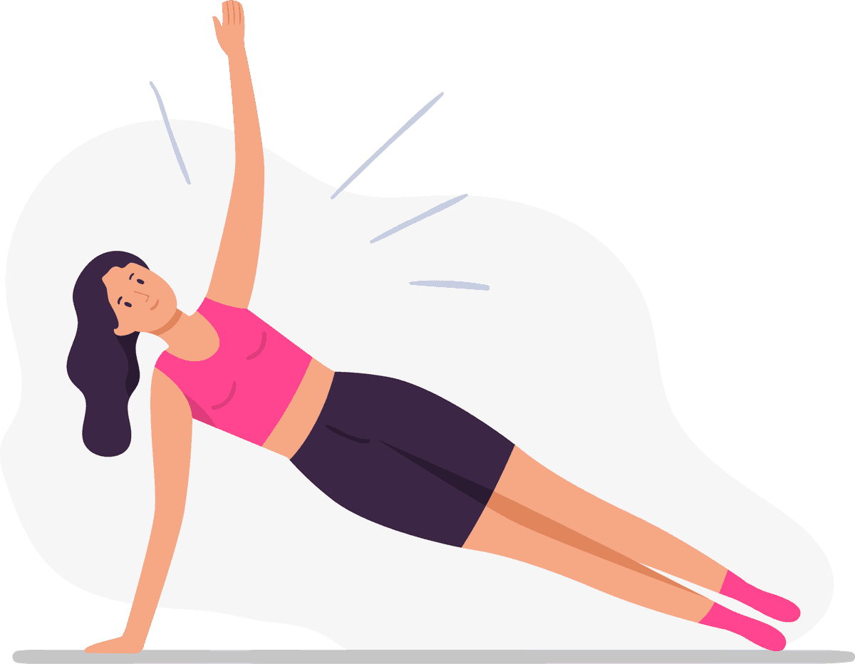 woman sport activities illustrtion