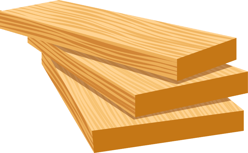 wood industry raw material production samples flat with tree trunk logs planks door