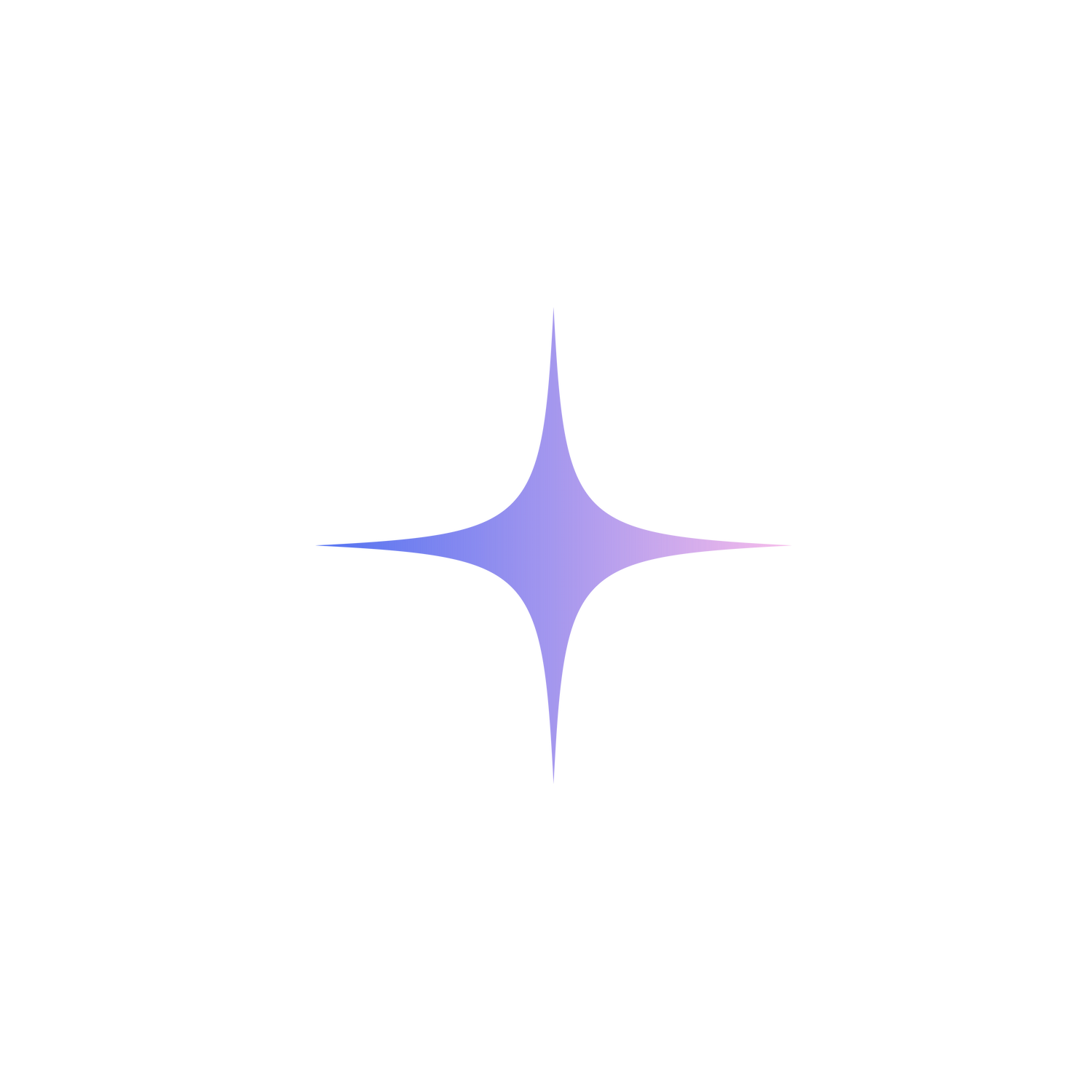 Y2K dazzling 4-pointed purple star element