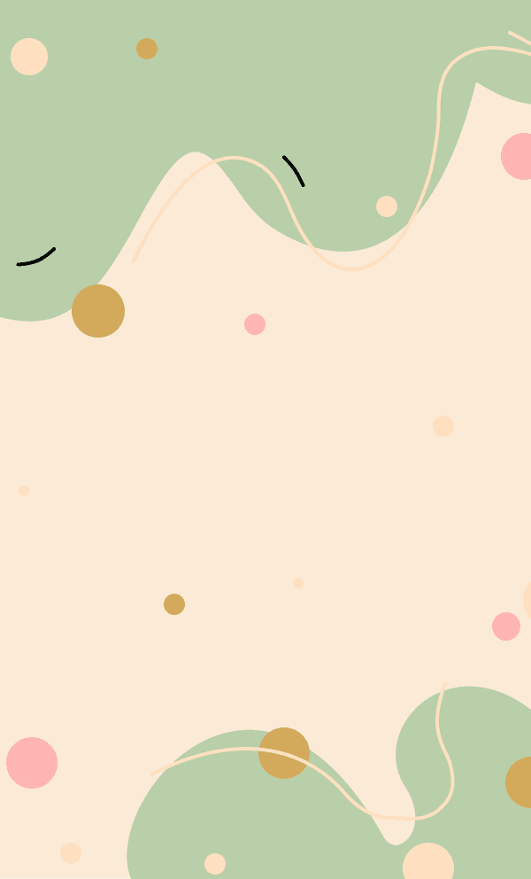 abstract background with pastel organic shapes wavy lines and scattered dots