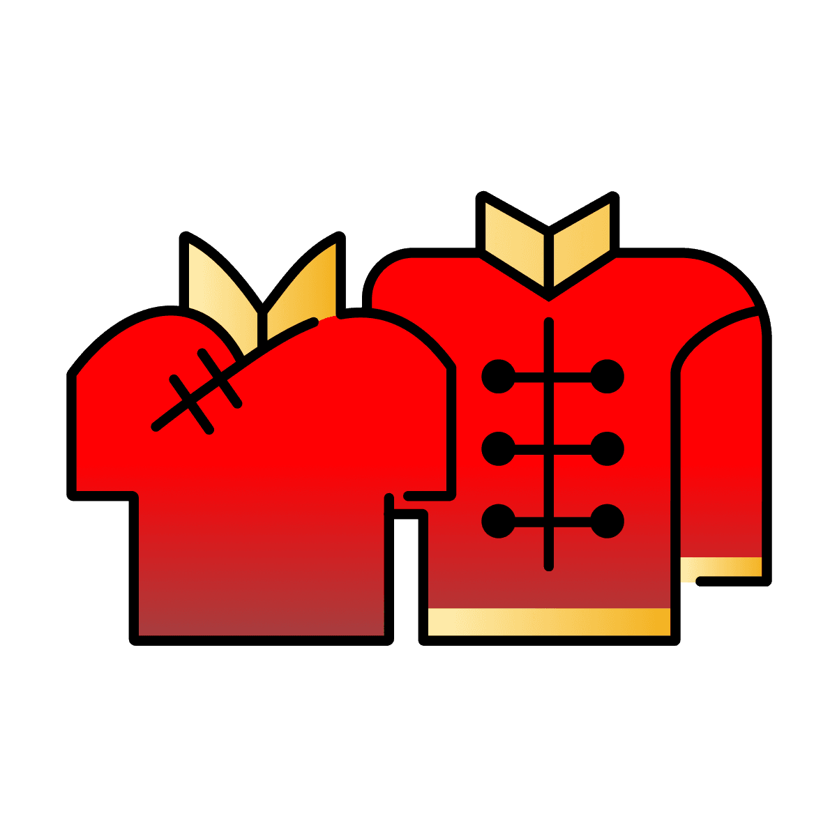 vibrant traditional chinese clothing icons for festive celebration designs