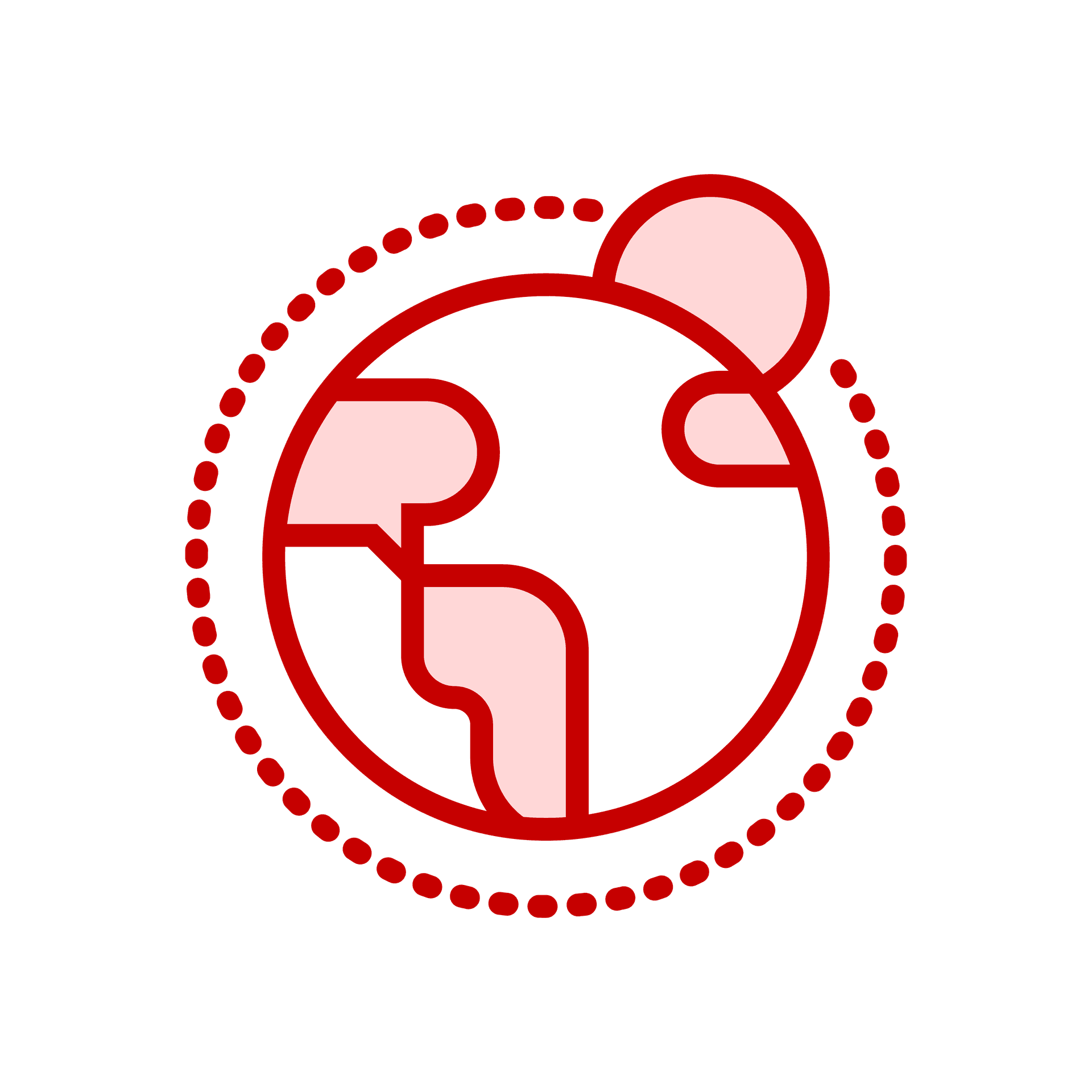 global warming abstract icon bold vector