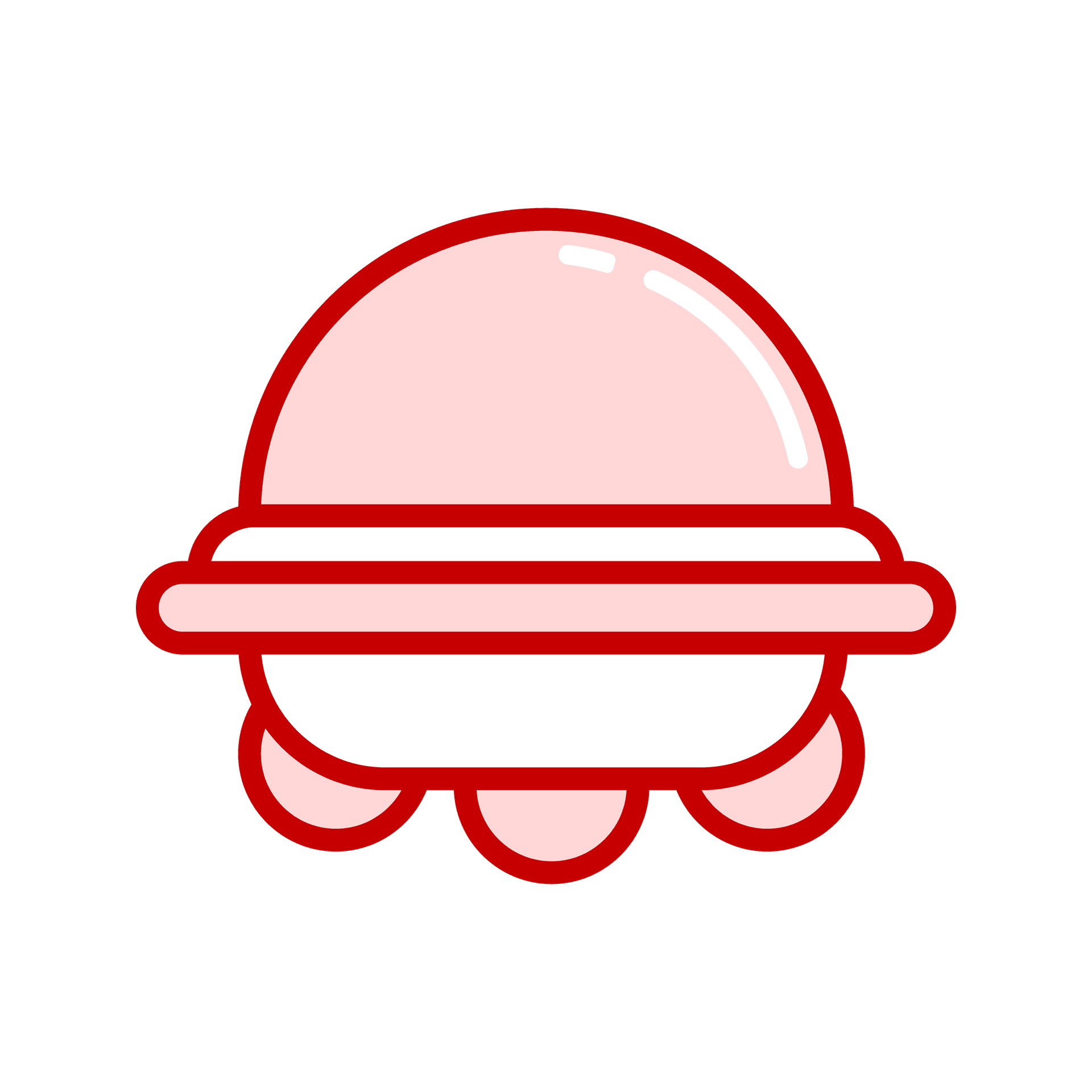 playful alien spaceship icon for retro tech projects