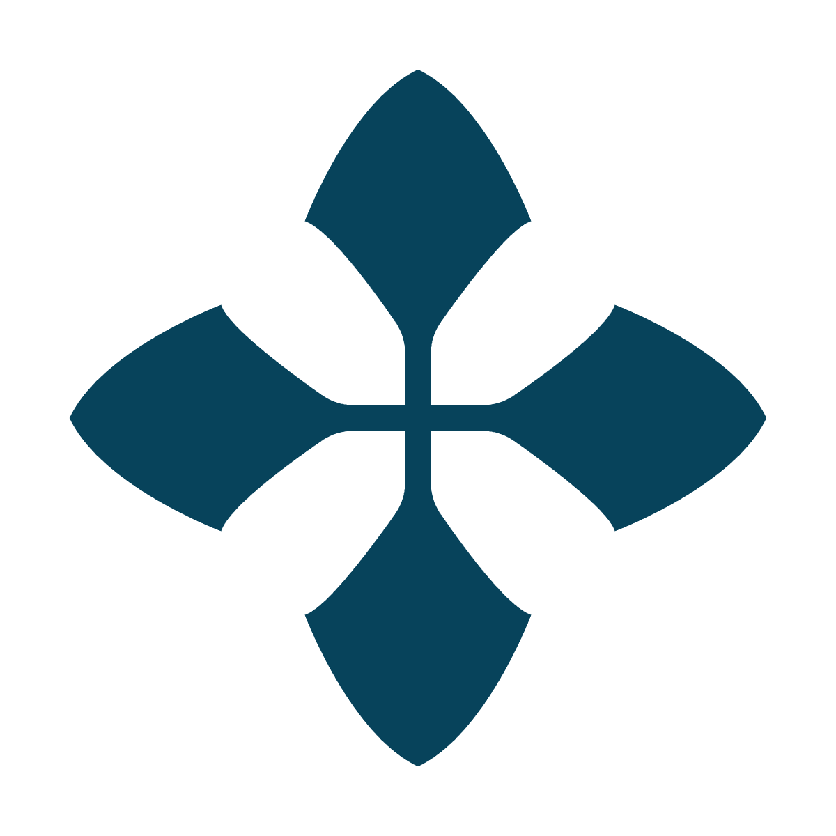 simple essential clover shape visual element for foundational brand mark and universal appeal