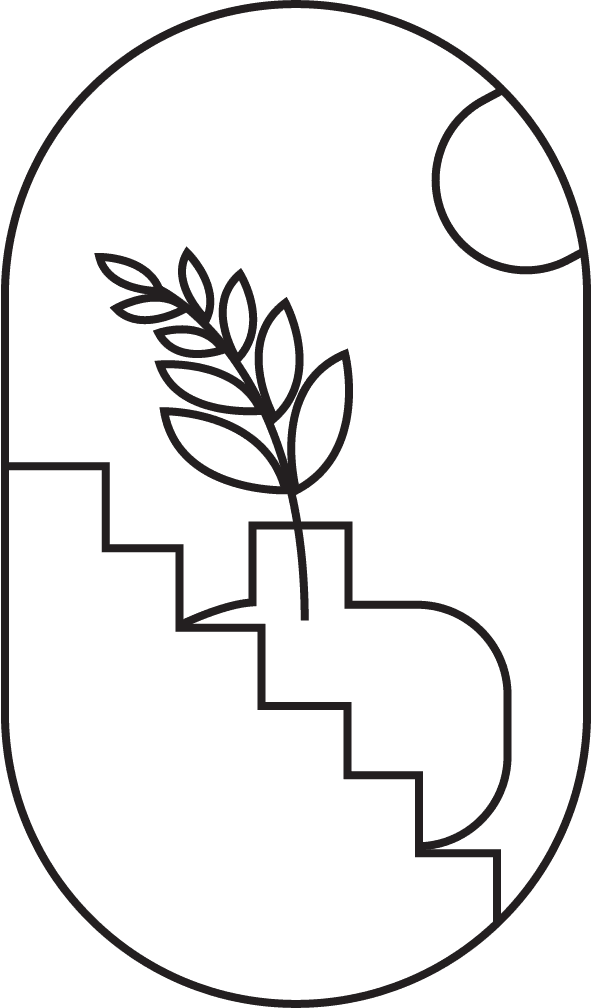 minimal line art botanical illustration for relaxing modern decor