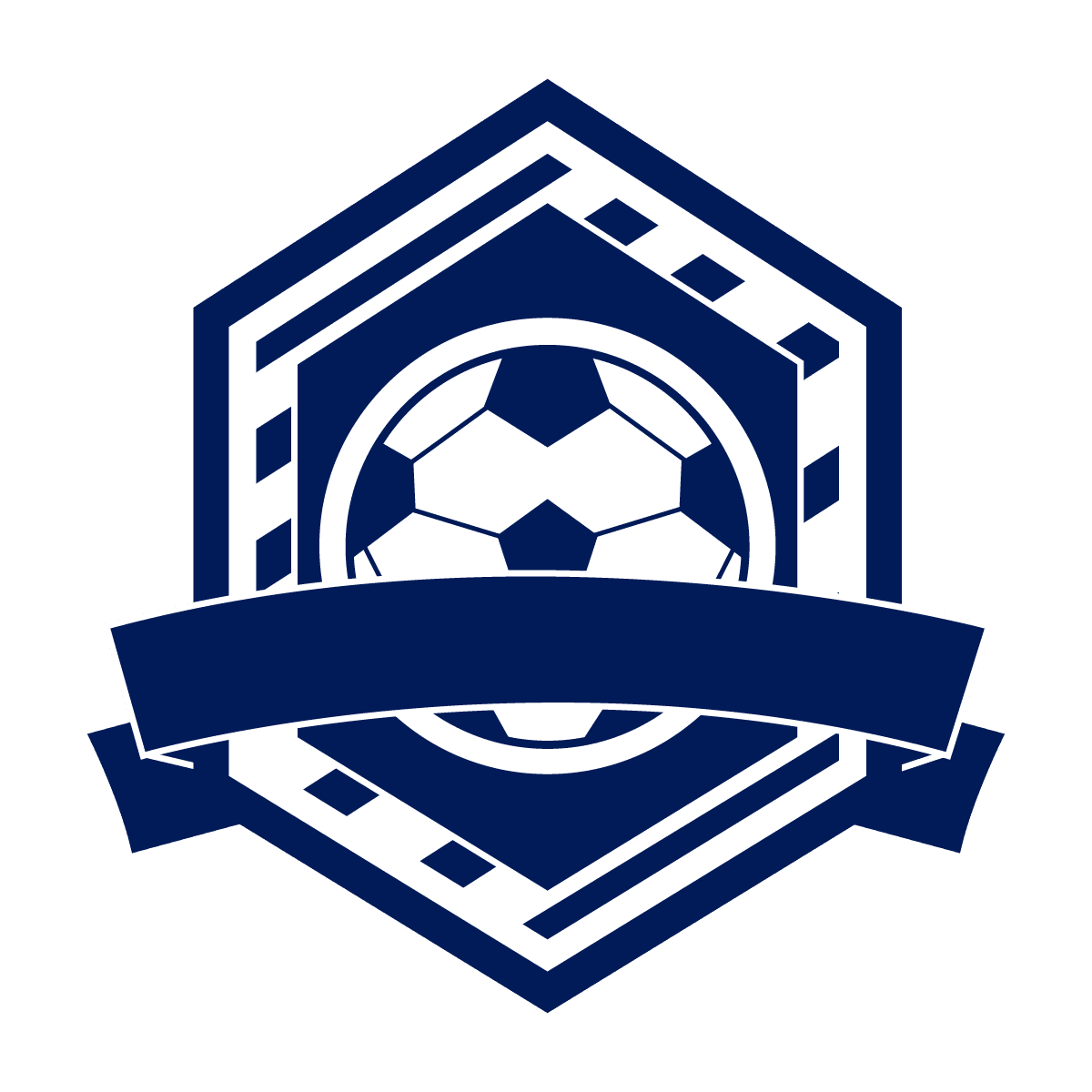 bold soccer emblem logo for sports team branding