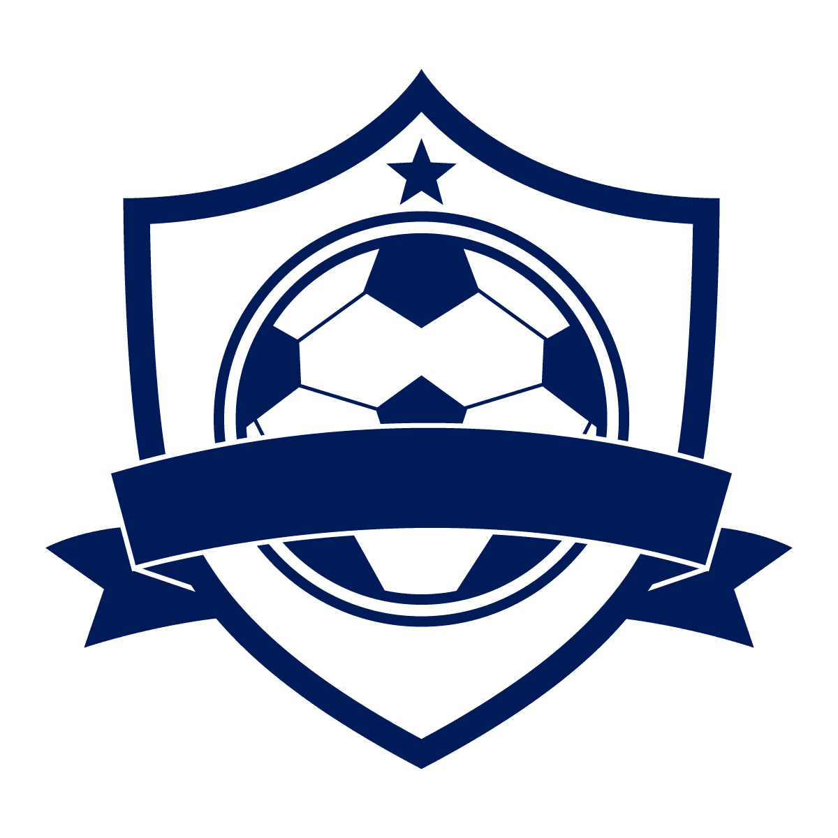 classic bold soccer shield logo for competitive team branding