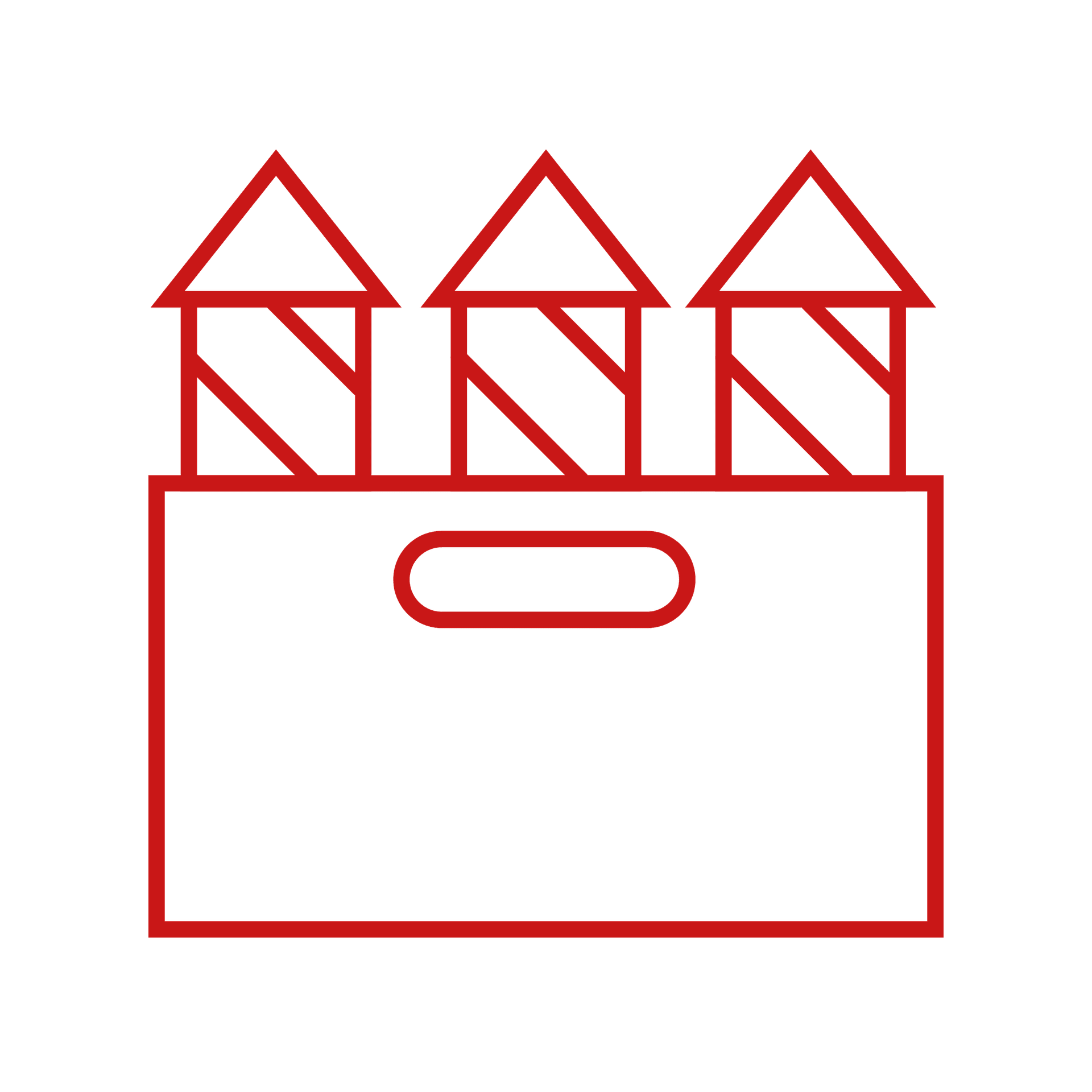 vibrant minimal line art fireworks icon for party celebration