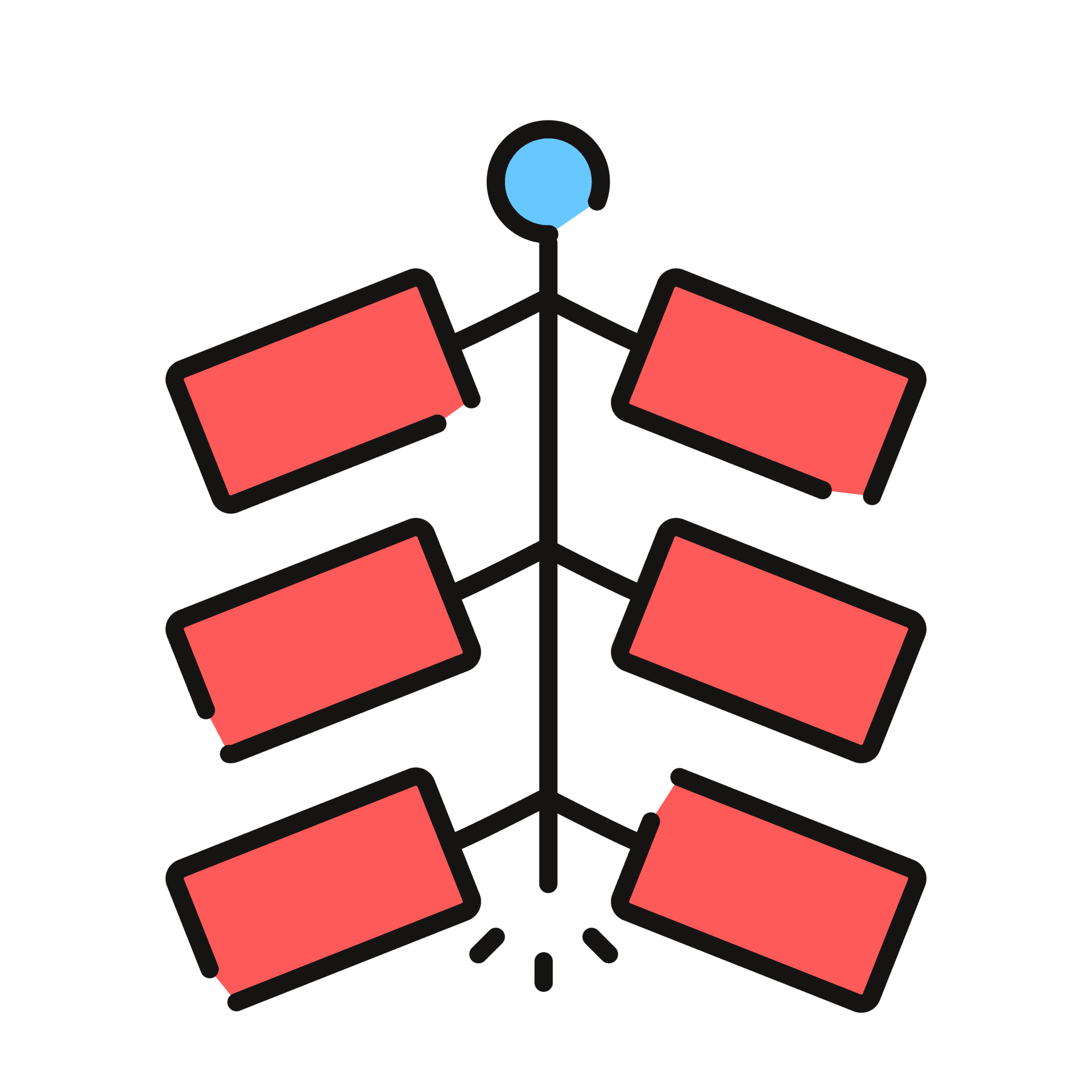 playful firecracker icon for a holiday party