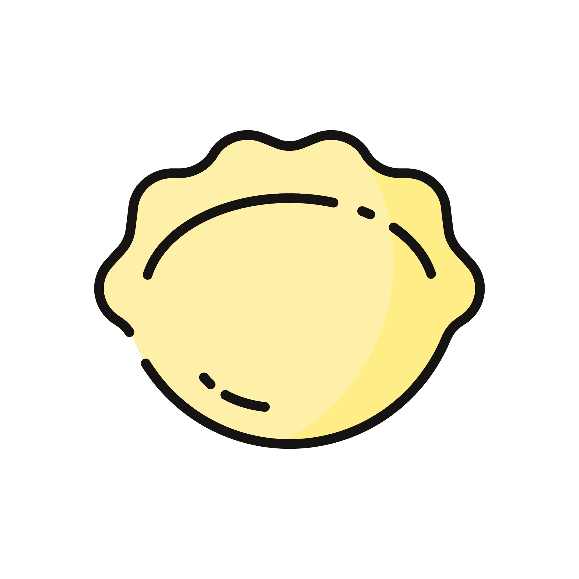 delicious pierogi icon sticker design, playful food