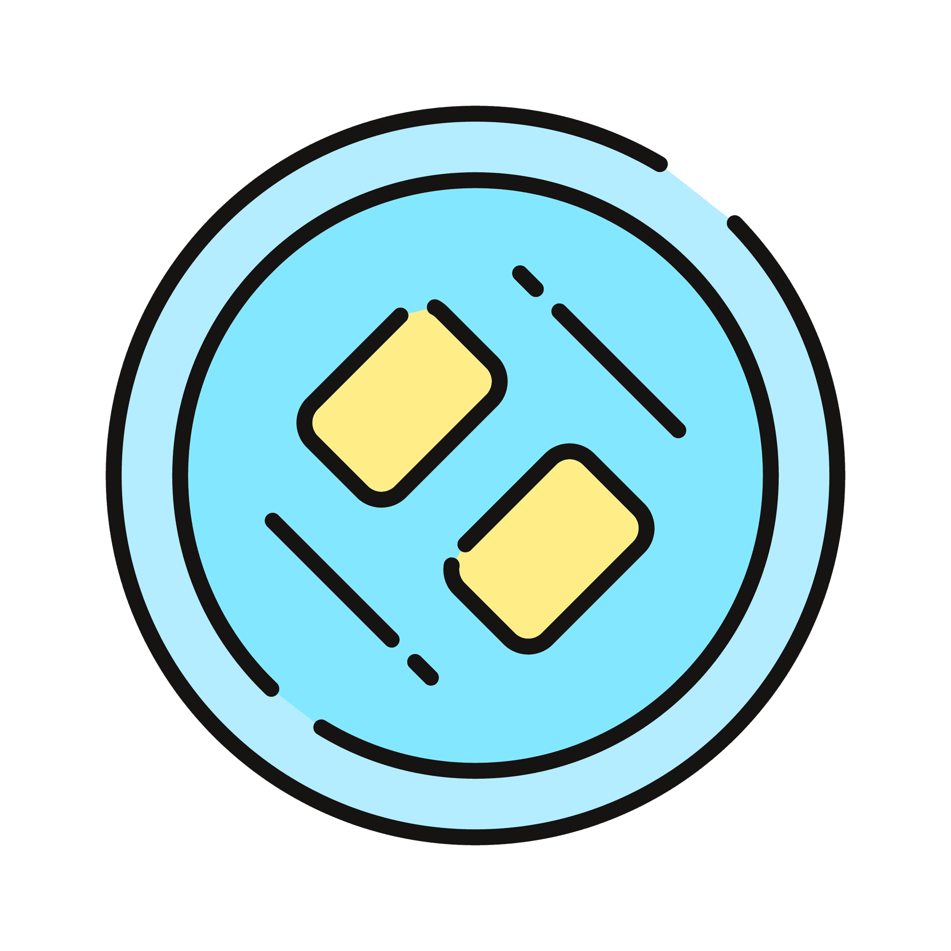 cute butter dish illustration vector icon design