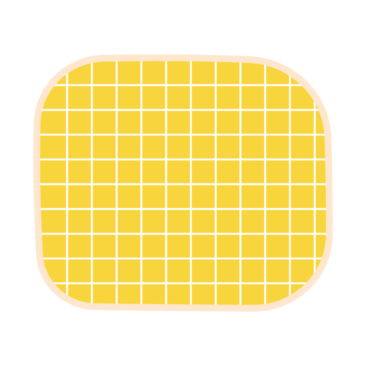 cheerful yellow squared grid pattern playful background design