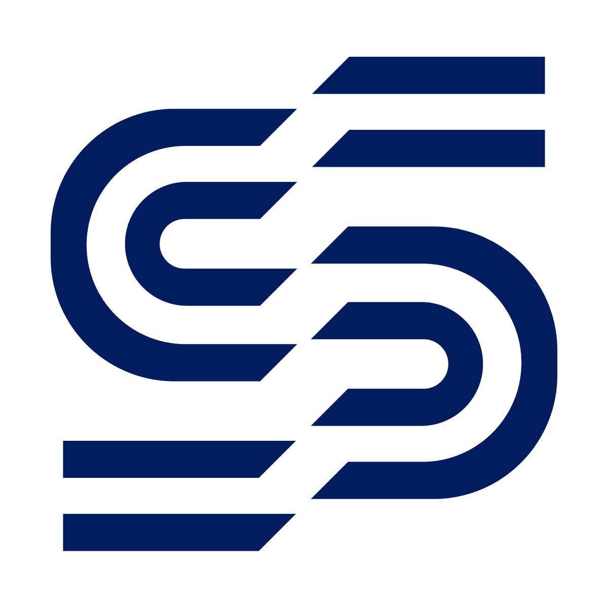 modern curved bar letter s logo blue for corporate business identity and brand visual
