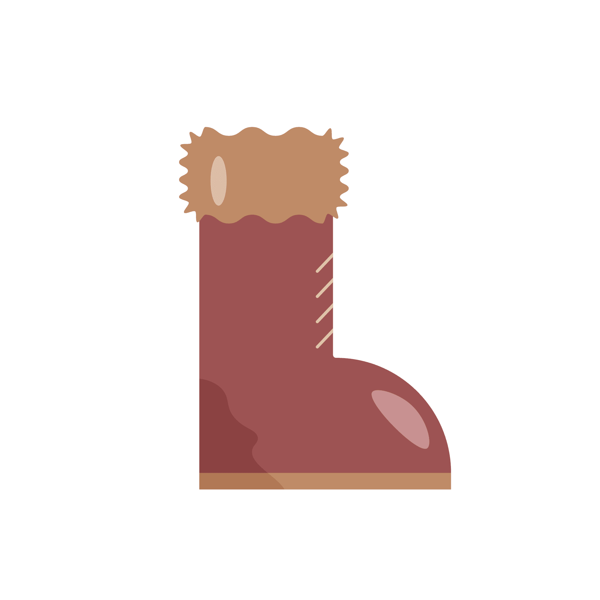 cozy minimalist illustration of winter essentials with festive charm for seasonal branding or holiday projects