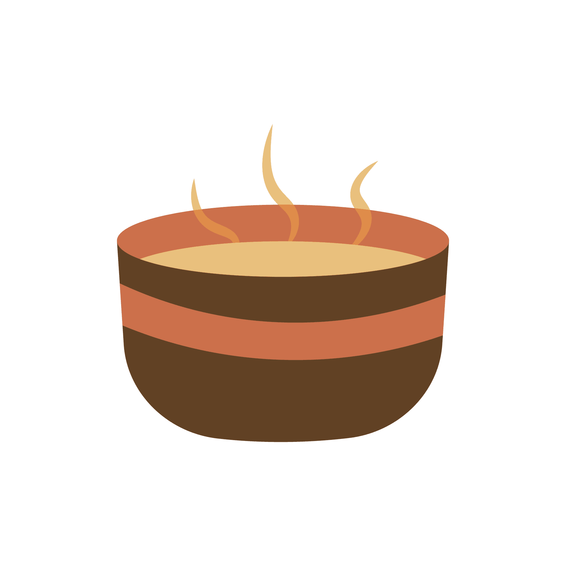 cozy beverage-themed icons for tea and coffee projects with warm tones and rustic-inspired charm