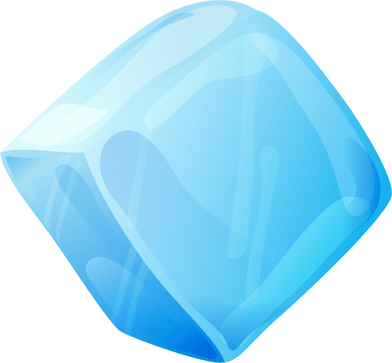 beautiful ice cube clipart vector perfect for summer drinks and refreshing beverages