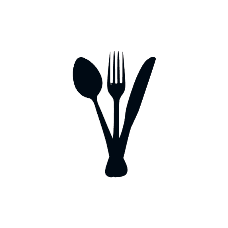 classic cutlery set minimal vector logo