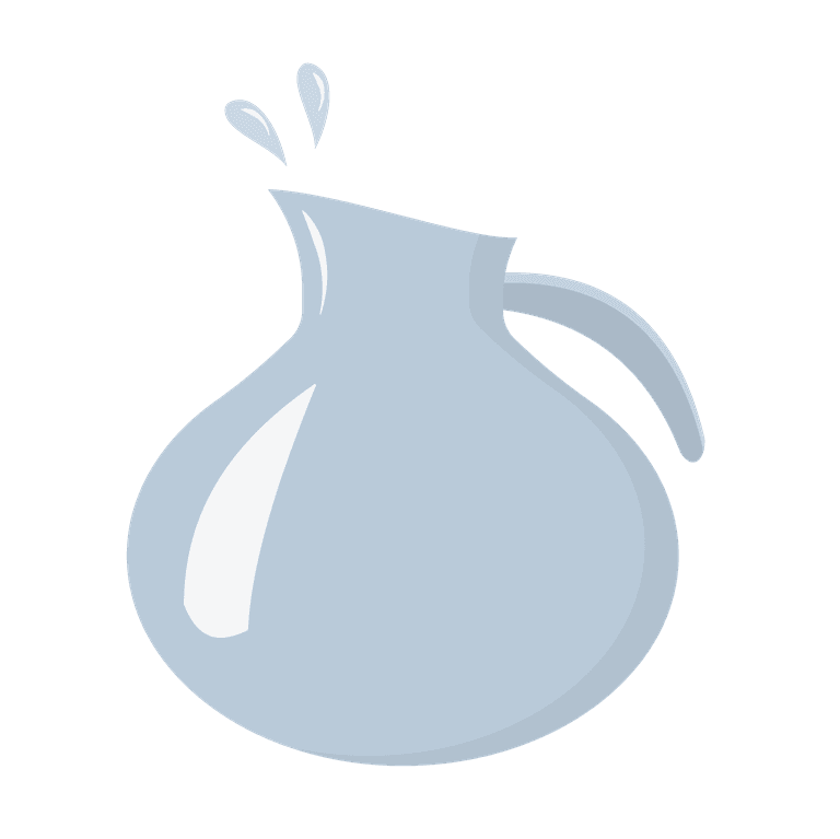 minimalist flat style illustration featuring coffee-related drinkware and accessories for modern beverage concepts
