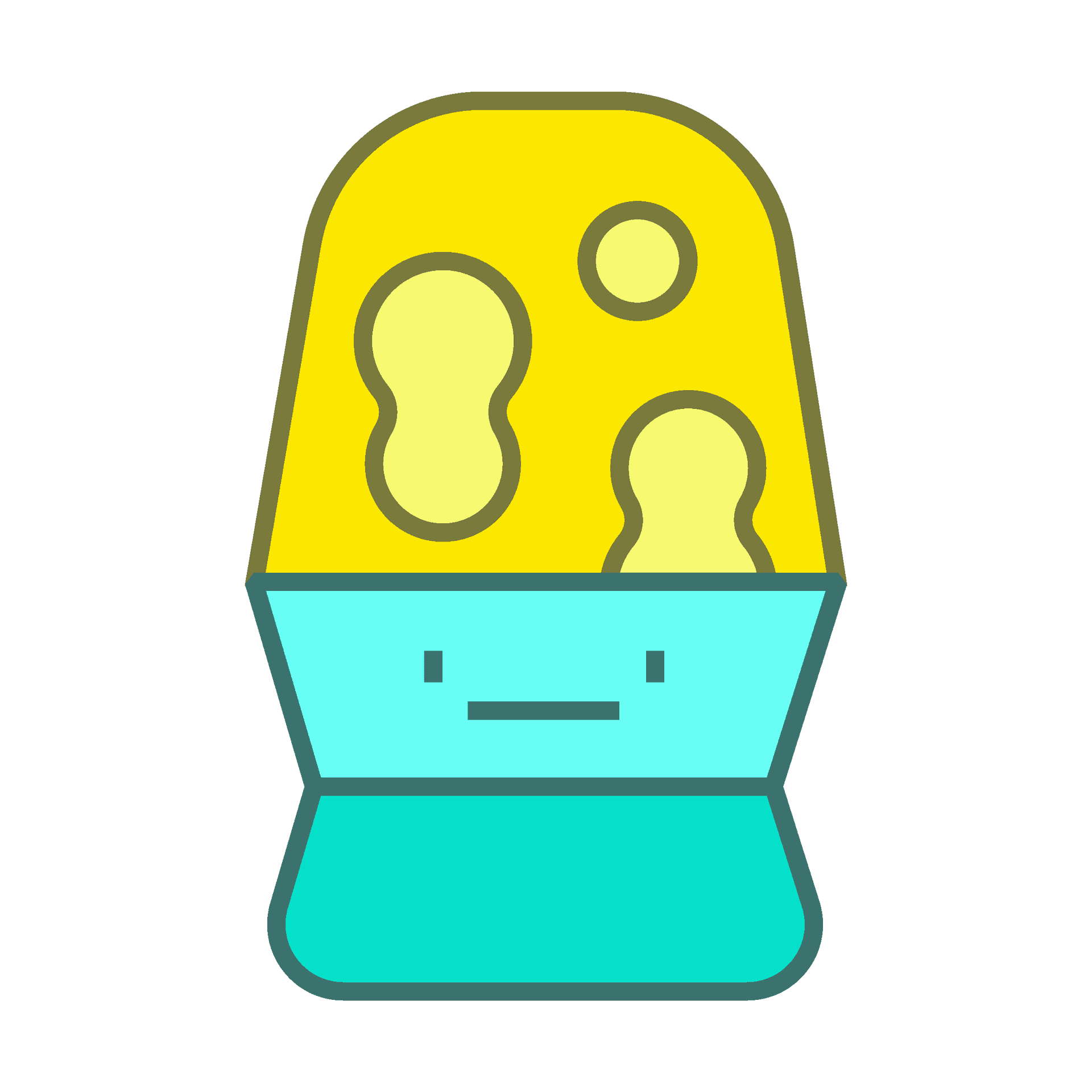 fun and colorful 80s and 90s inspired icon
