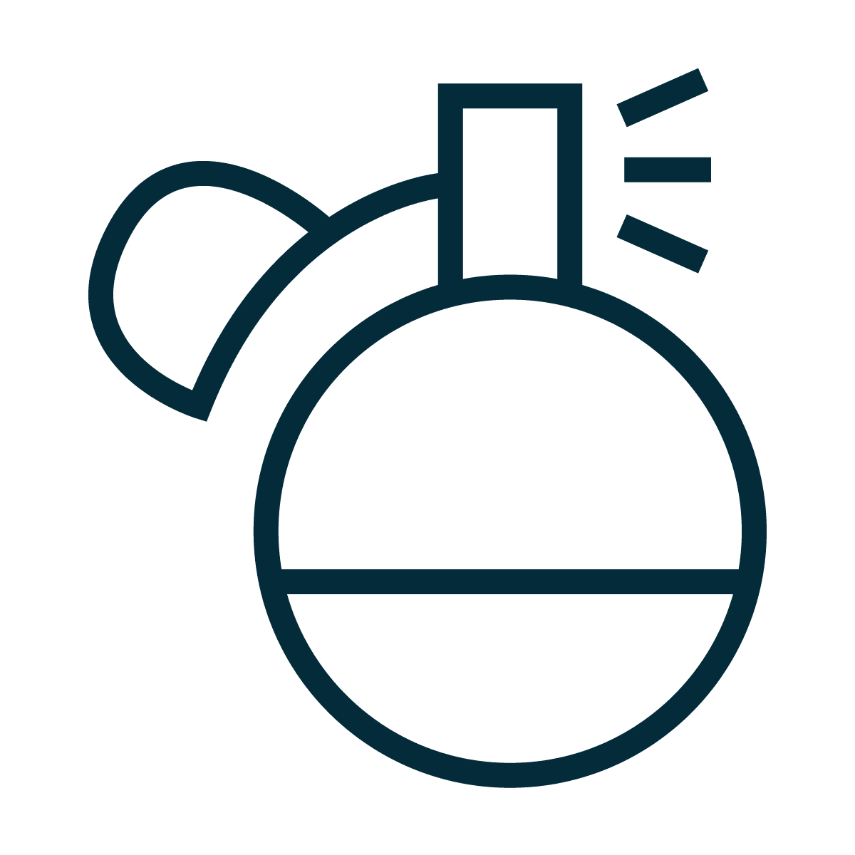 hairstyling tools silhouette icons in flat style for mobile apps