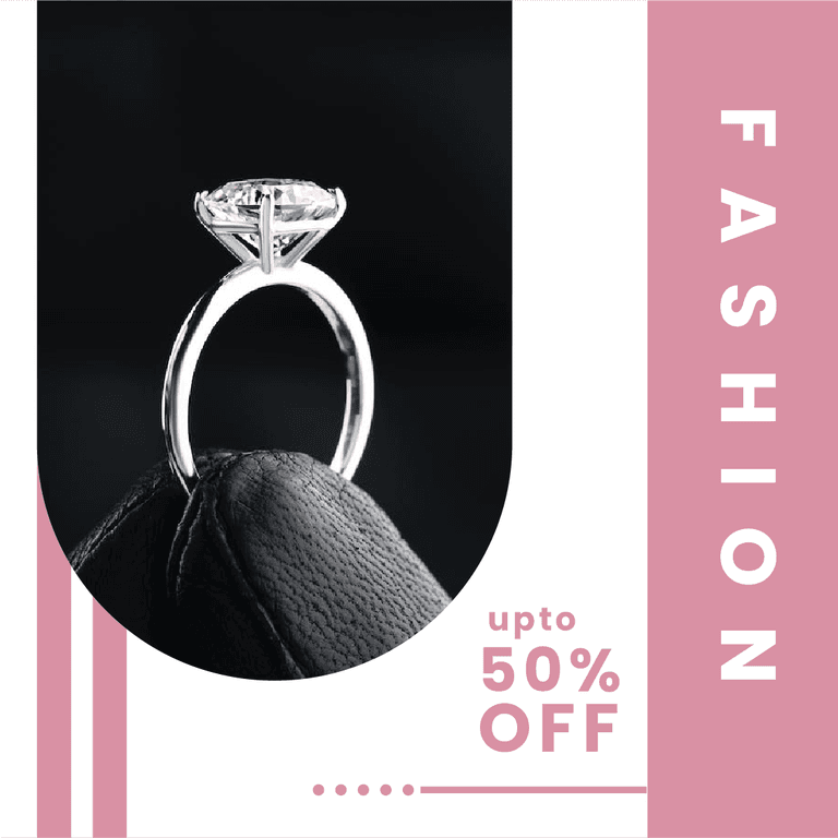 elegant fashion jewelry sale with discounts in a modern promotional layout
