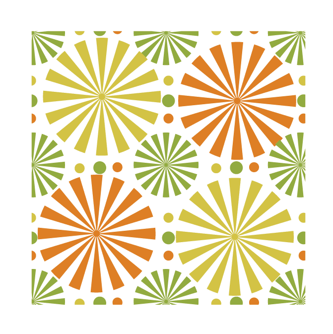 simple seamless retro patterns featuring vibrant floral motifs for home decor and crafts
