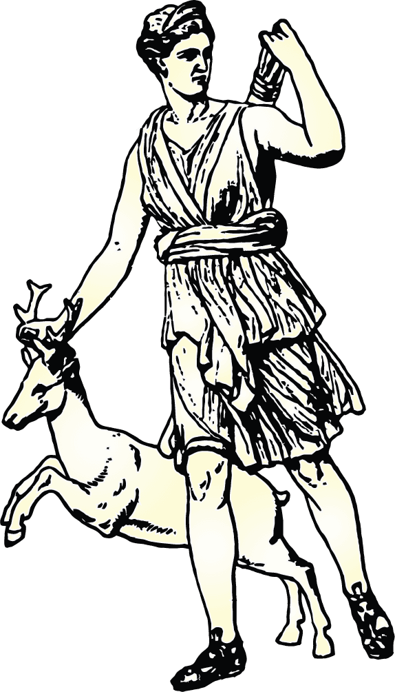 classical Greek statue illustrations for educational materials